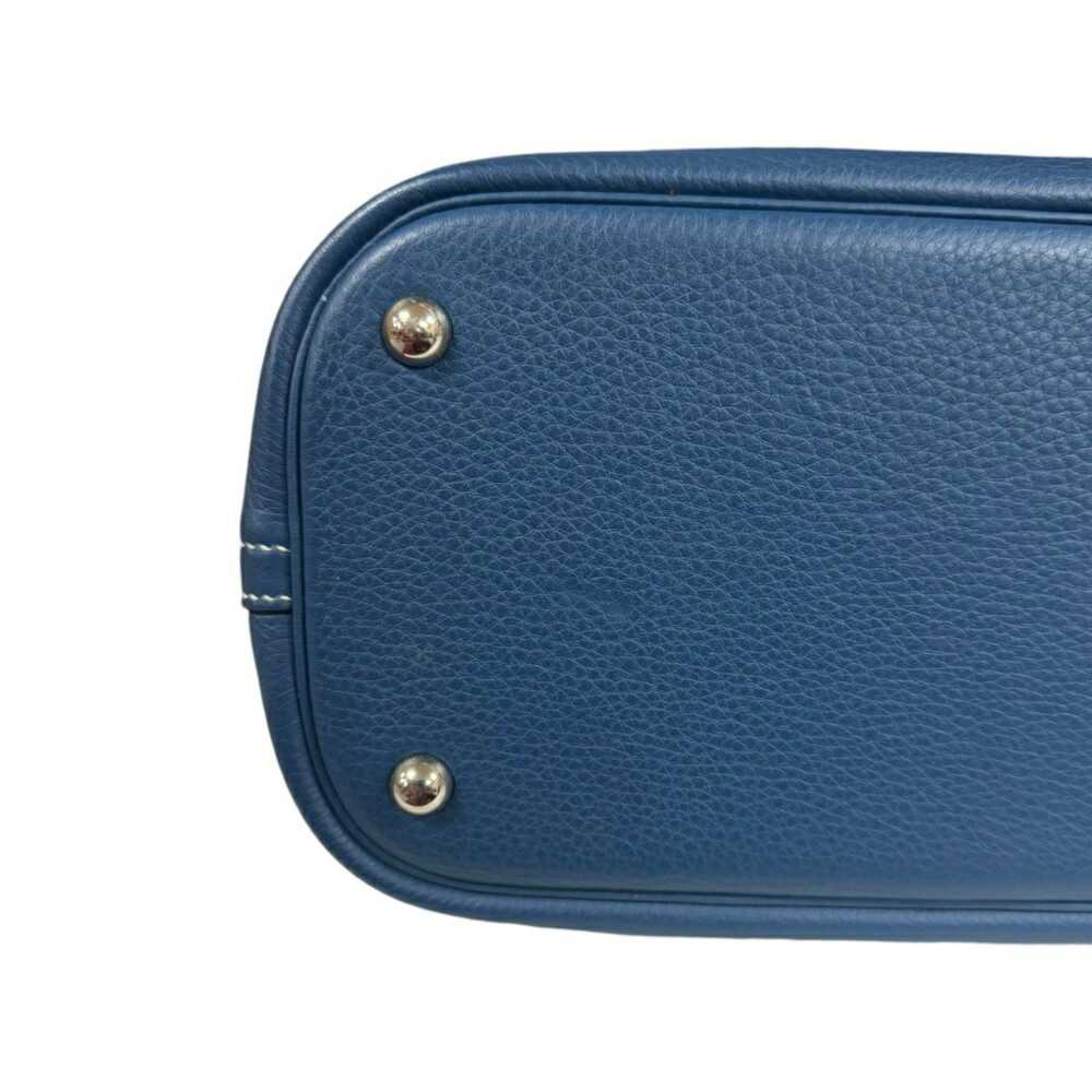 Hermes Hermes Bolide 35 Shoulder Bag Leather Blue… - image 7