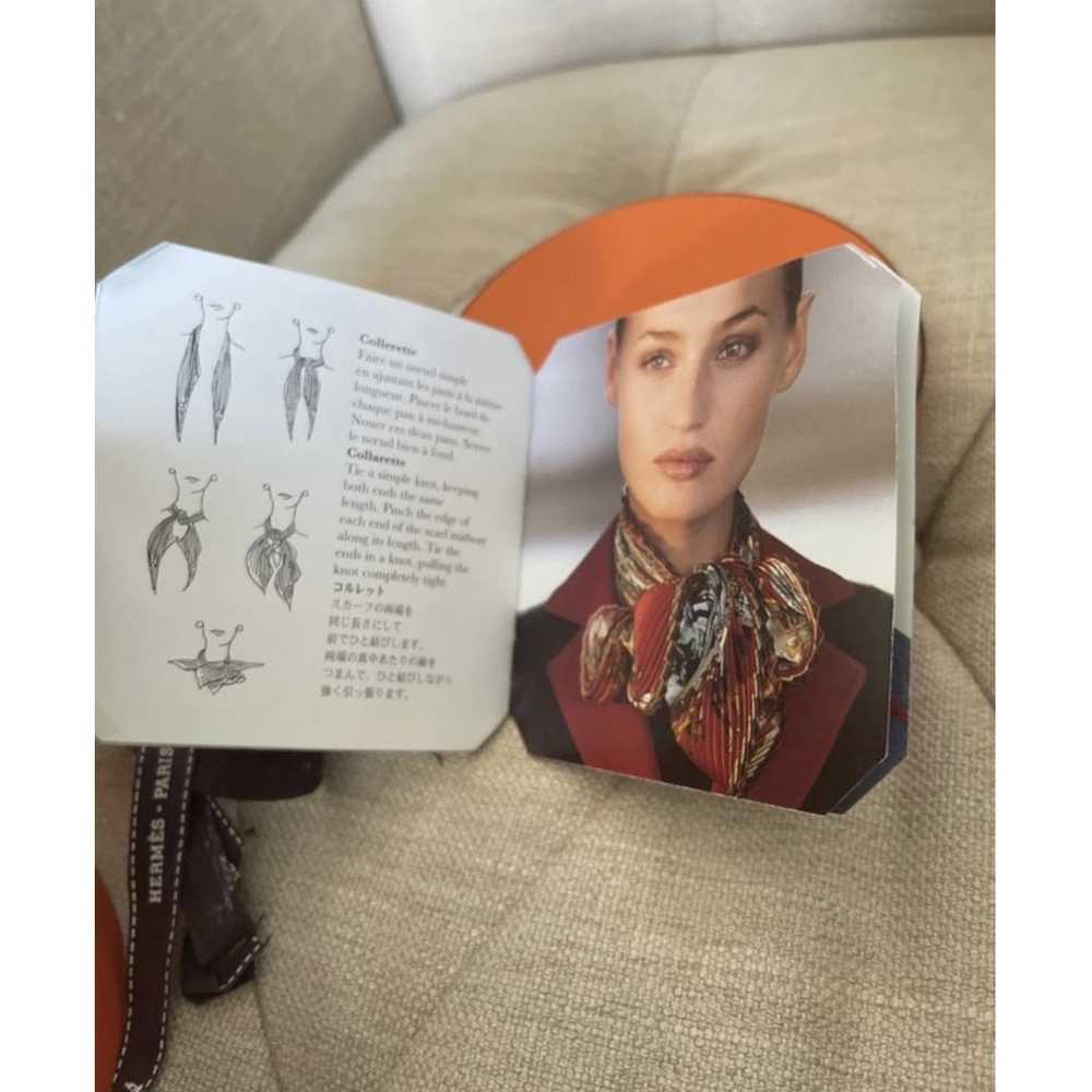 Hermès Losange silk scarf - image 7