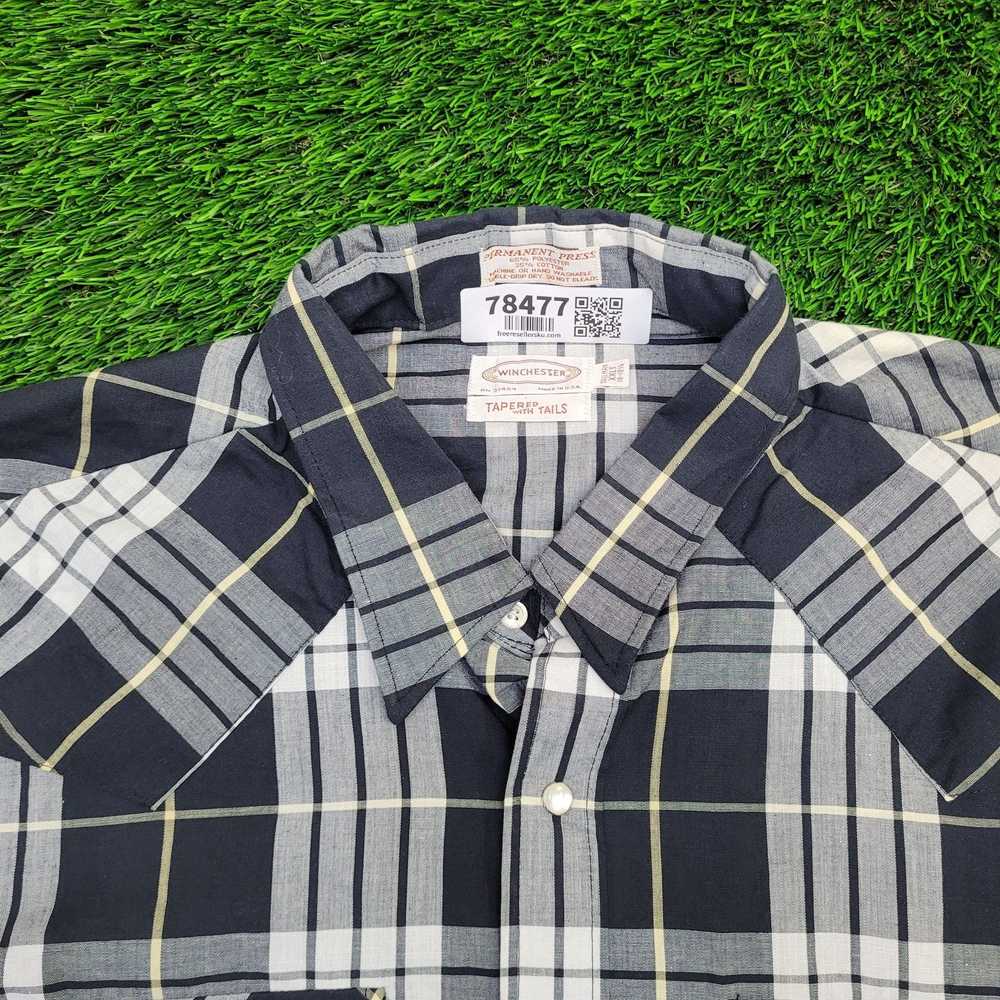 Winchester Vintage Winchester Plaid Snap Shirt 2X… - image 2