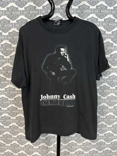 Vintage × Zion Rootswear Y2K Johnny Cash Man In Bl