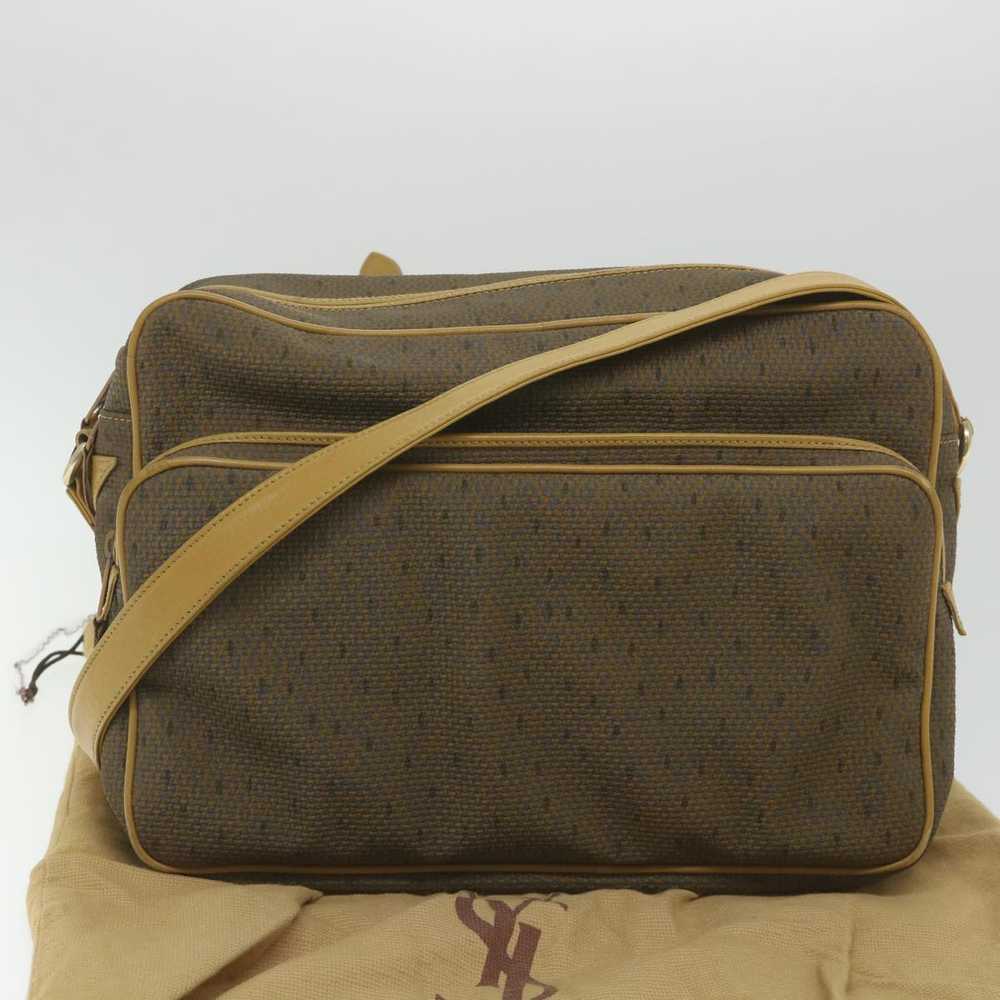 Yves Saint Laurent Beige Canvas Shoulder Bag Auth… - image 7