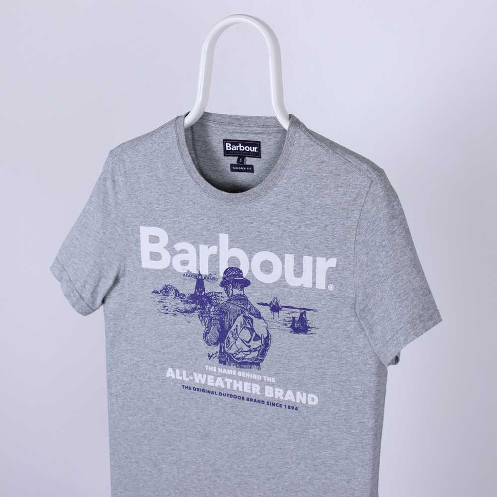 Barbour × Vintage Barbour t shirt cent logo rare … - image 1