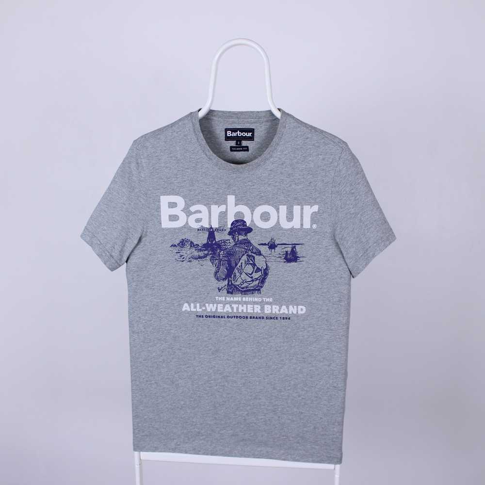 Barbour × Vintage Barbour t shirt cent logo rare … - image 7