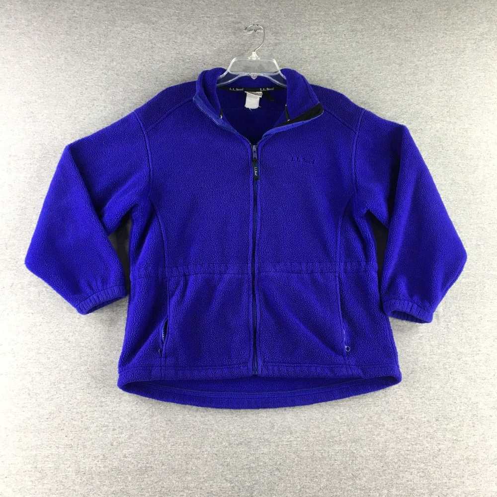 Vintage Authentic Large Size Ladies Blue Fleece F… - image 1