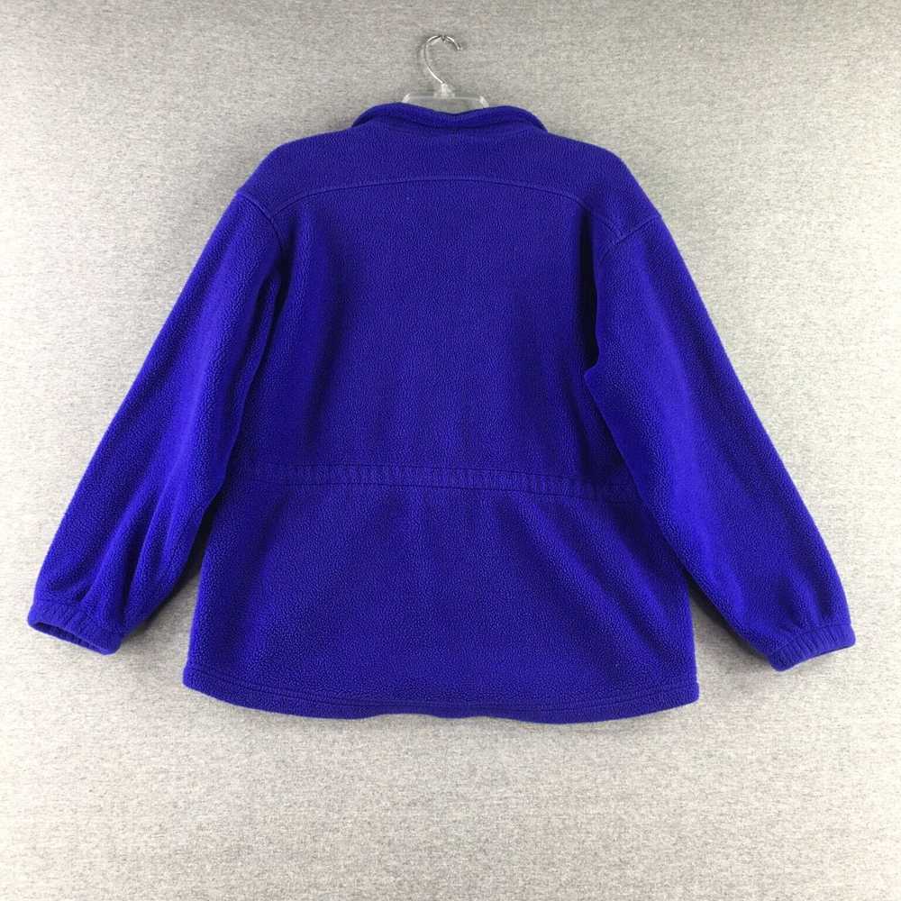 Vintage Authentic Large Size Ladies Blue Fleece F… - image 5