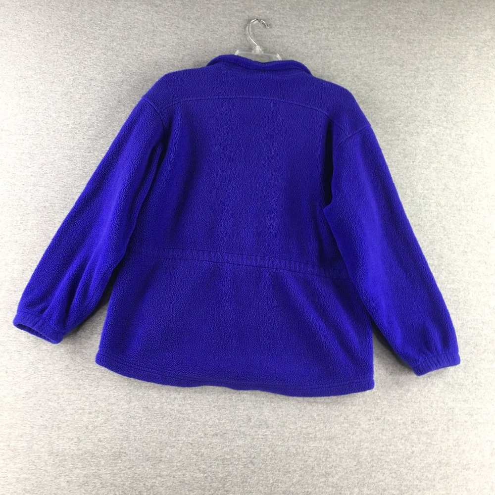 Vintage Authentic Large Size Ladies Blue Fleece F… - image 6