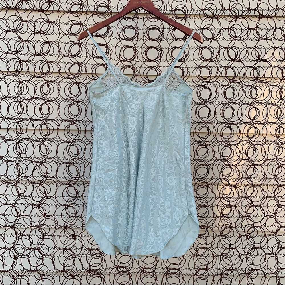 Vintage 90s Dentelle slinky lace camisole slip sa… - image 4