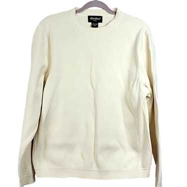 Eddie Bauer Eddie Bauer Ivory Pullover Crewneck Sw