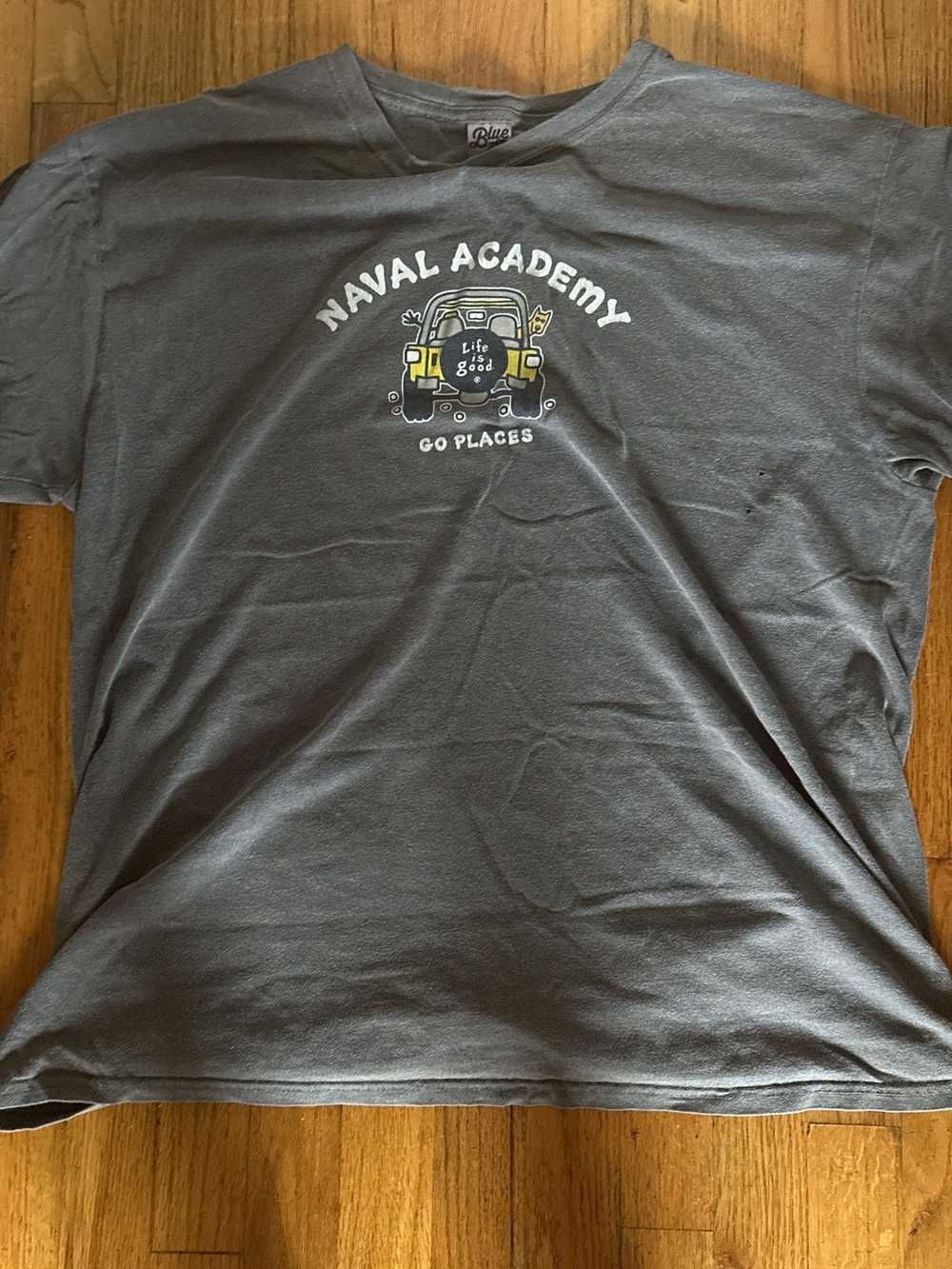 Blue Naval Academy Go Places Tee - image 1