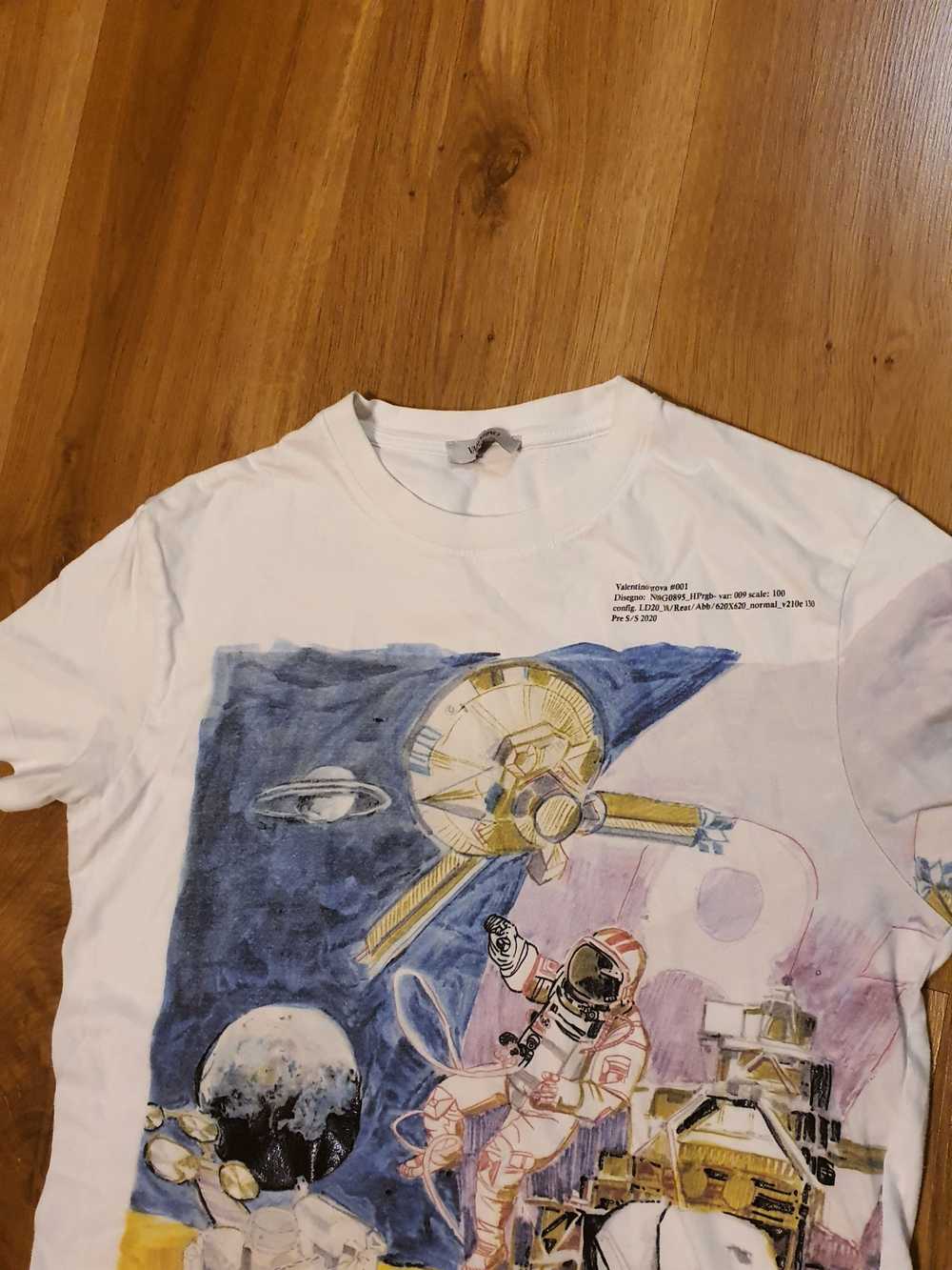 Valentino Valentino Astrounaut Print T-shirt White - image 7