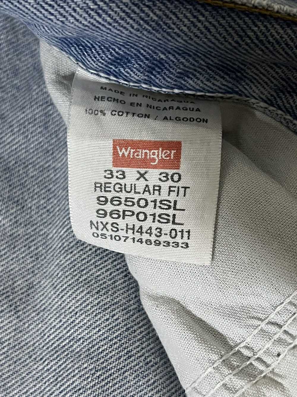 Vintage × Wrangler Wrangler Faded Distressed Regu… - image 7