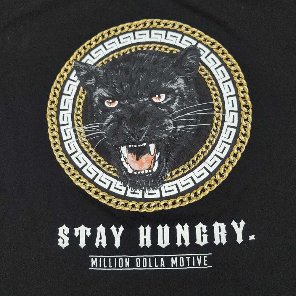 Vintage Luxurious Stay Hungry Graphic Short Sleev… - image 2