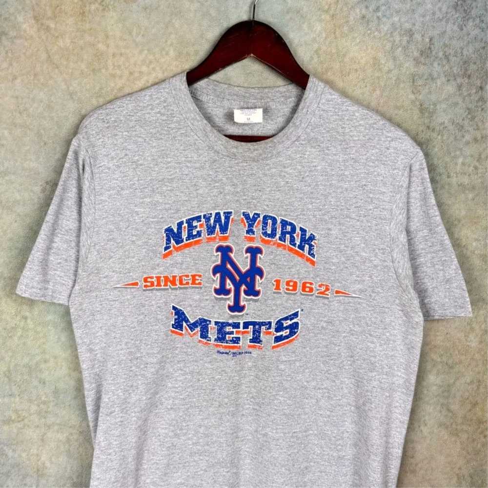 MLB × Vintage VTG 2000 New York Mets T Shirt Mens… - image 2