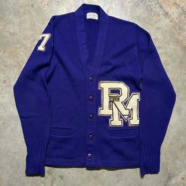 Fashion True Vintage 60s Bristol Varsity Letterman Cardigan. Sz M.