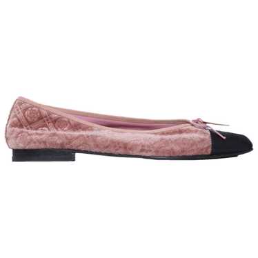 Chanel Velvet ballet flats