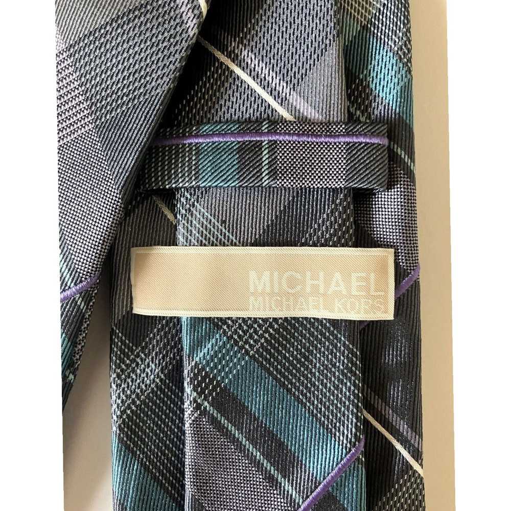 Michael Kors Michael Kors Silk Teal Purple Gray W… - image 4