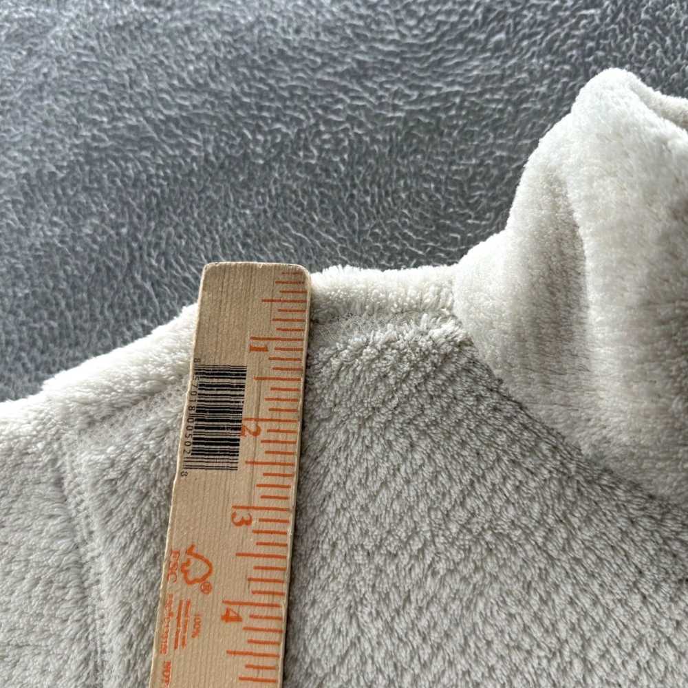 Patagonia Luxurious White Fleece Pullover Jacket … - image 3