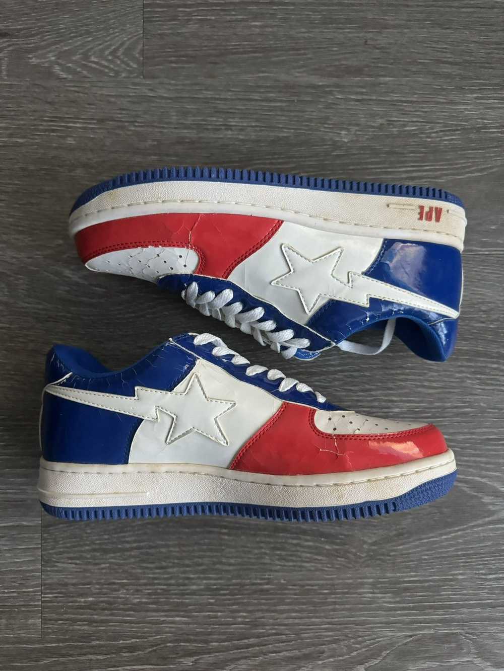 Bape 2006 Bapesta Red/Navy FS-001 - image 2