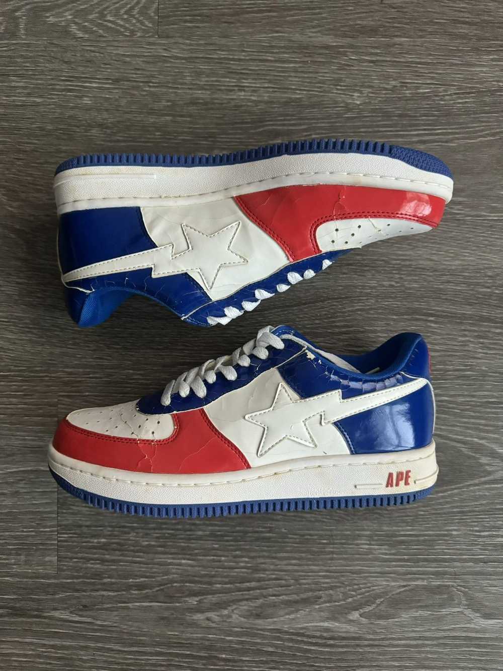 Bape 2006 Bapesta Red/Navy FS-001 - image 3