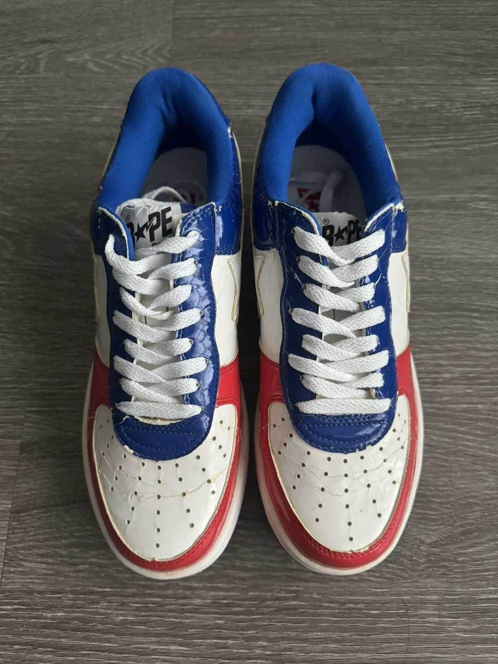 Bape 2006 Bapesta Red/Navy FS-001 - image 4