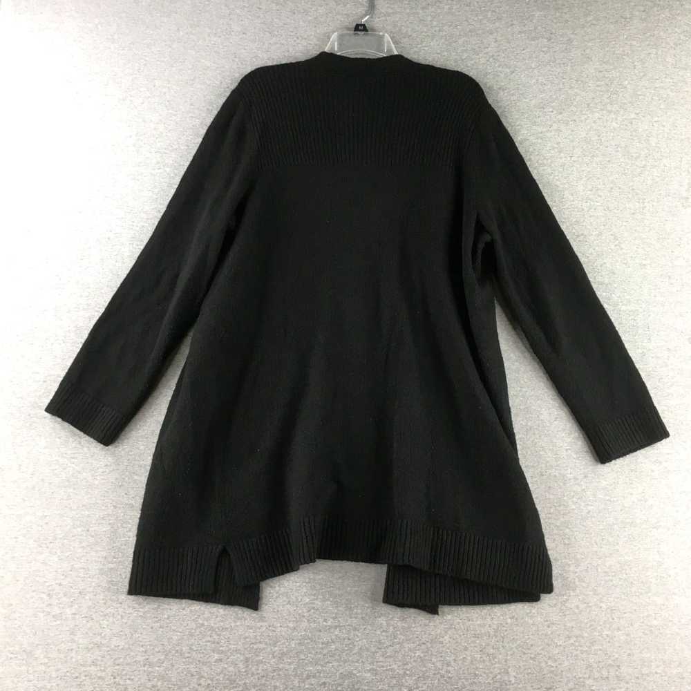 Talbots Casual Ladies Open Front Black Cardigan S… - image 7