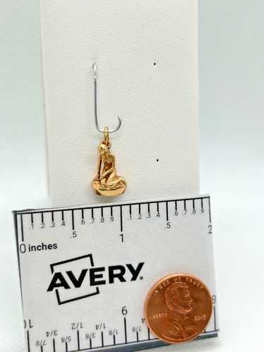 14K Gold Vintage MERMAID Charm A-63