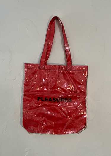 Pleasures Pleasures Happiness Plastic Tote - Red