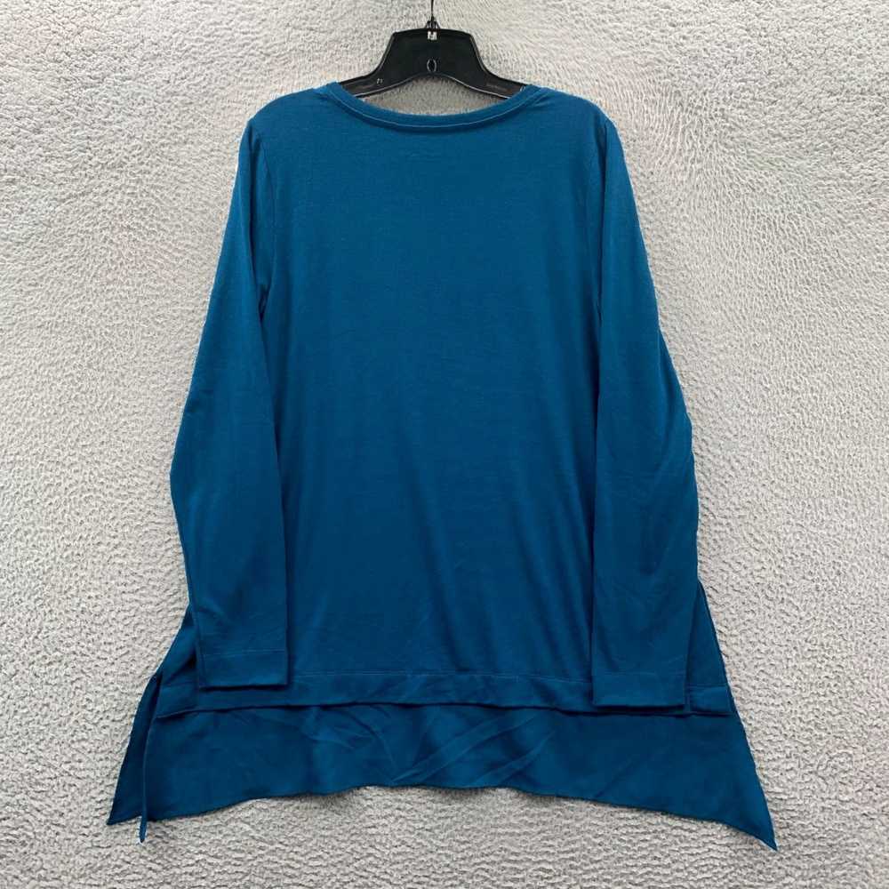 Vintage Teal Long Sleeve Soft Surroundings Top fo… - image 2