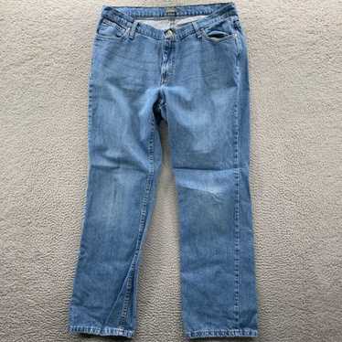 Vintage Womens Light Wash Blue Denim Pants Relaxe… - image 1