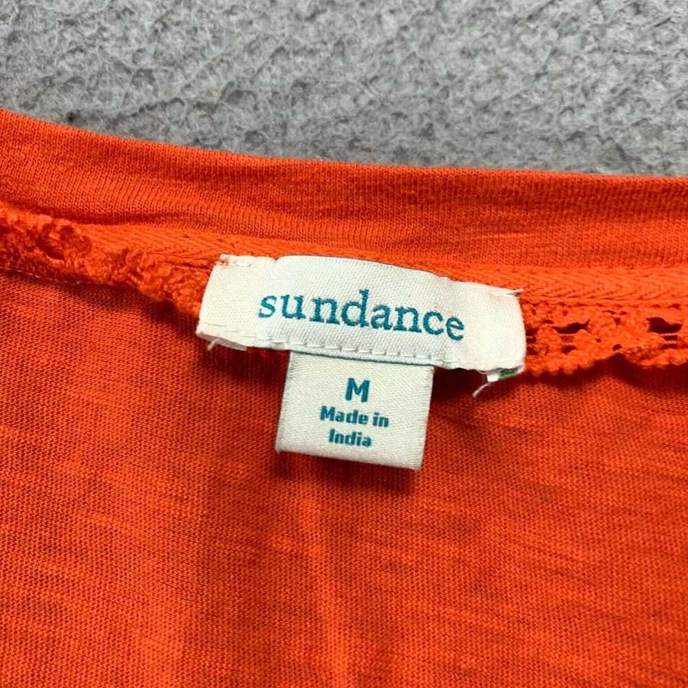 Vintage Stylish Orange Short Sleeve Medium Size L… - image 3