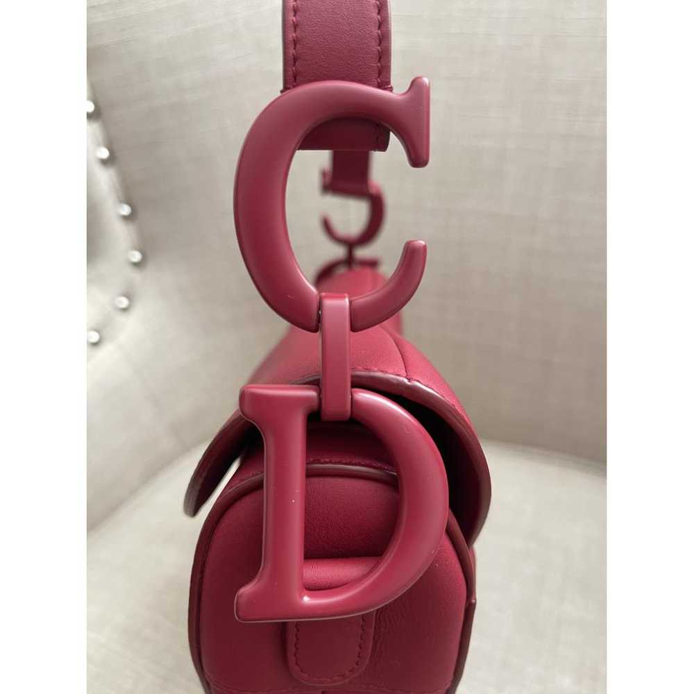 Dior Saddle leather handbag - image 3