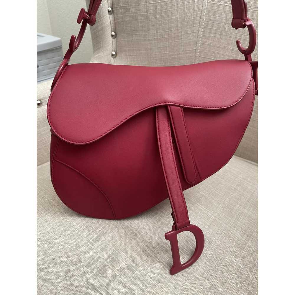 Dior Saddle leather handbag - image 6