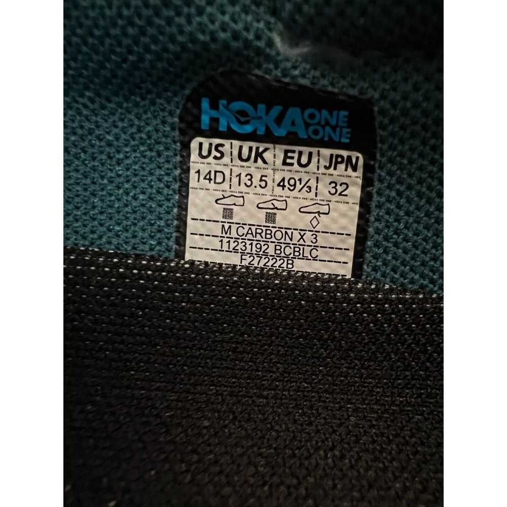 Hoka One One Hoka One Carbon X 3 Blue Coral Black… - image 3