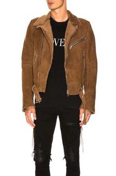 Amiri Amiri shearling biker jacket