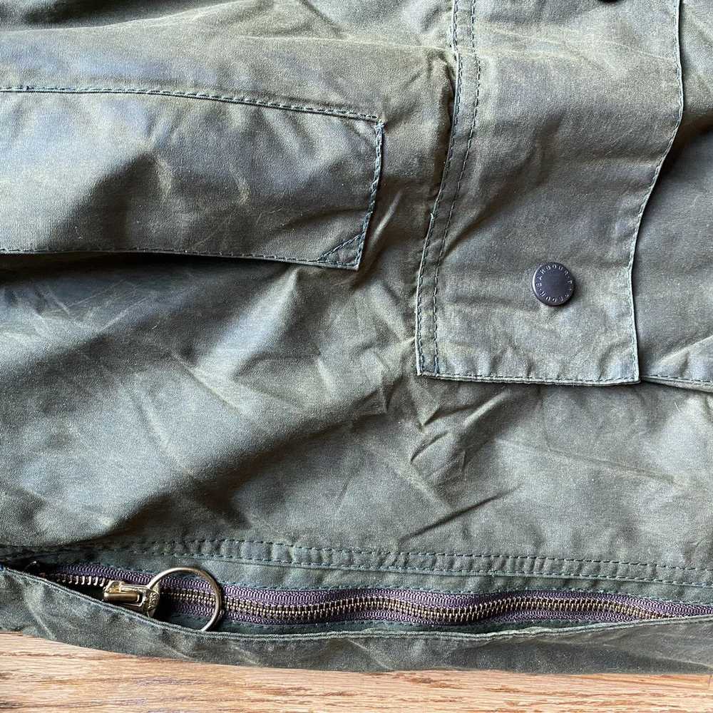 Barbour × Vintage Barbour Beaufort Waxed Jacket S… - image 11