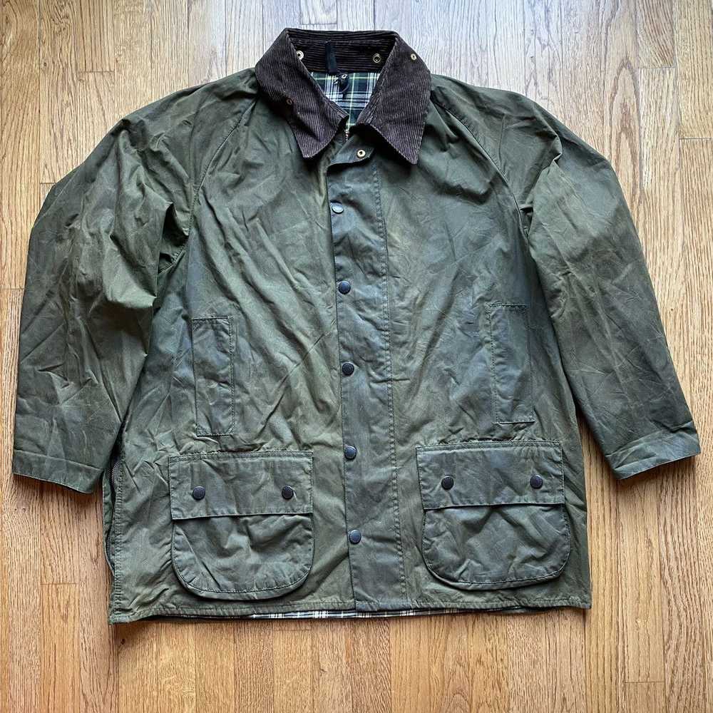 Barbour × Vintage Barbour Beaufort Waxed Jacket S… - image 1