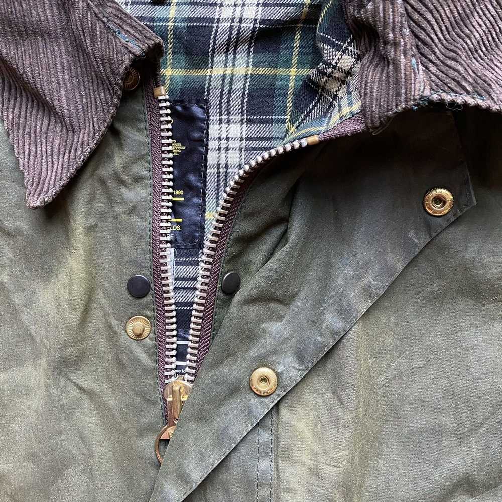 Barbour × Vintage Barbour Beaufort Waxed Jacket S… - image 4