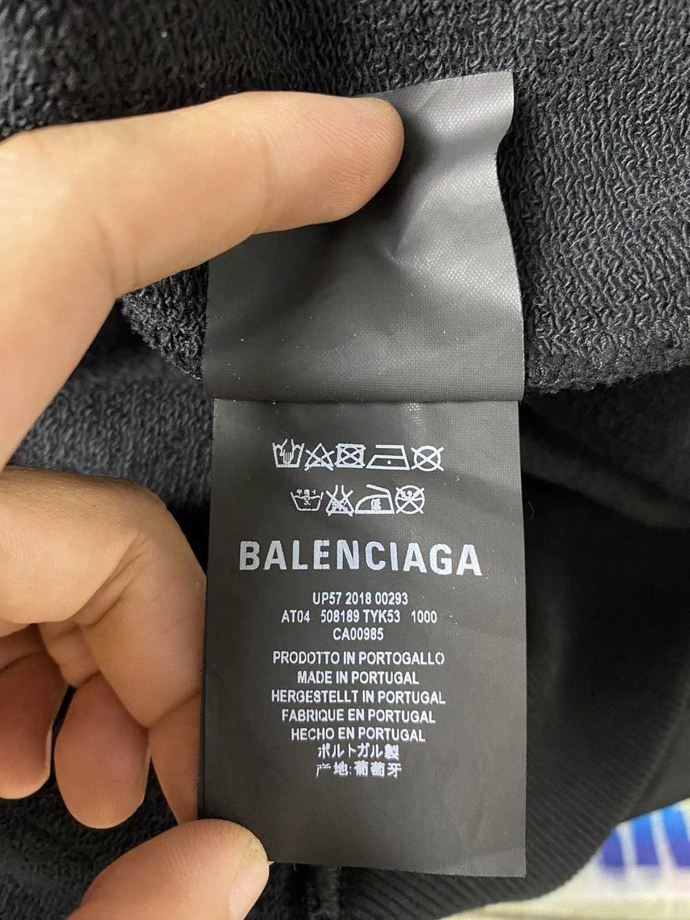 Balenciaga Balenciaga SS18 Archetype Logo Zip Hoo… - image 10