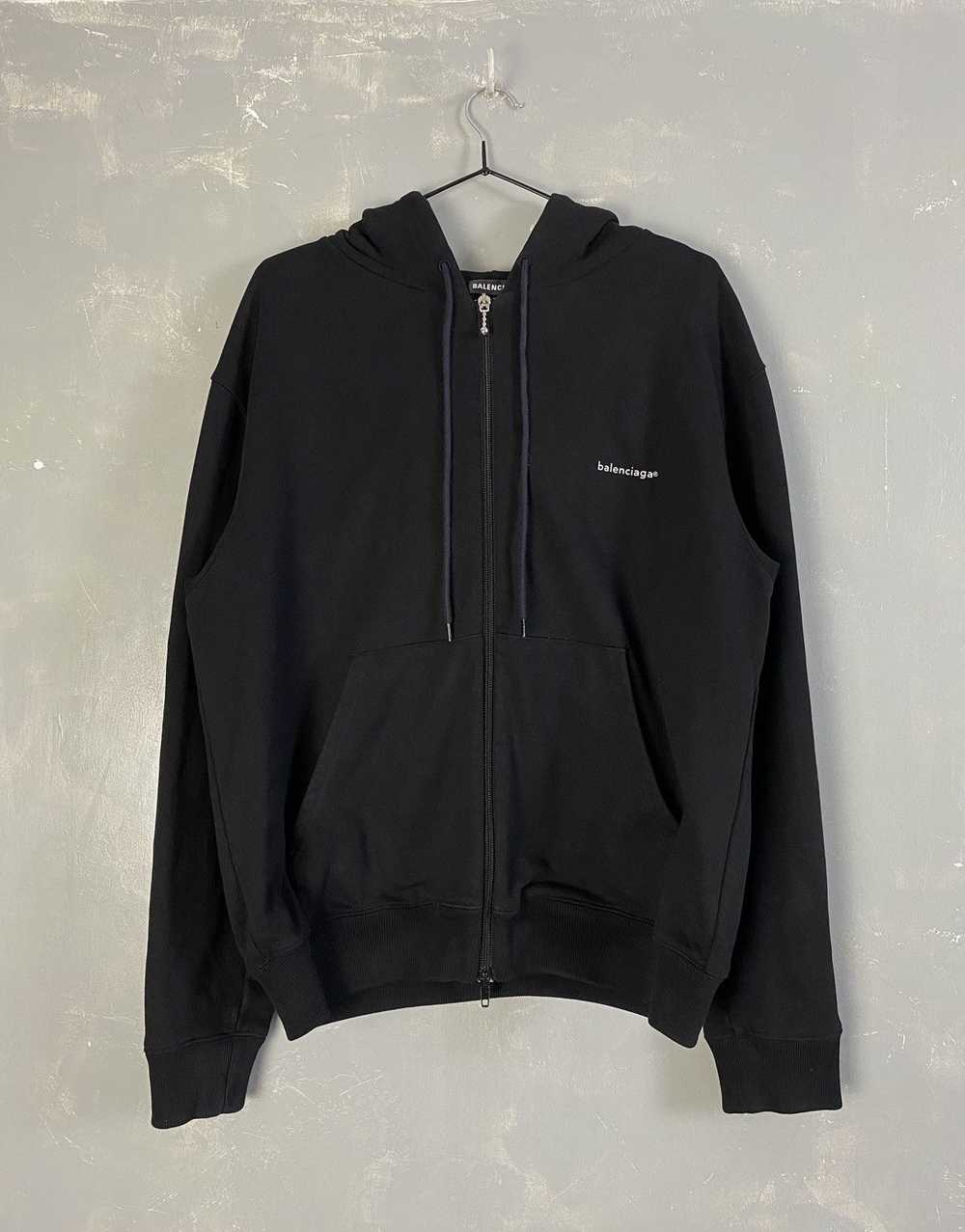 Balenciaga Balenciaga SS18 Archetype Logo Zip Hoo… - image 1