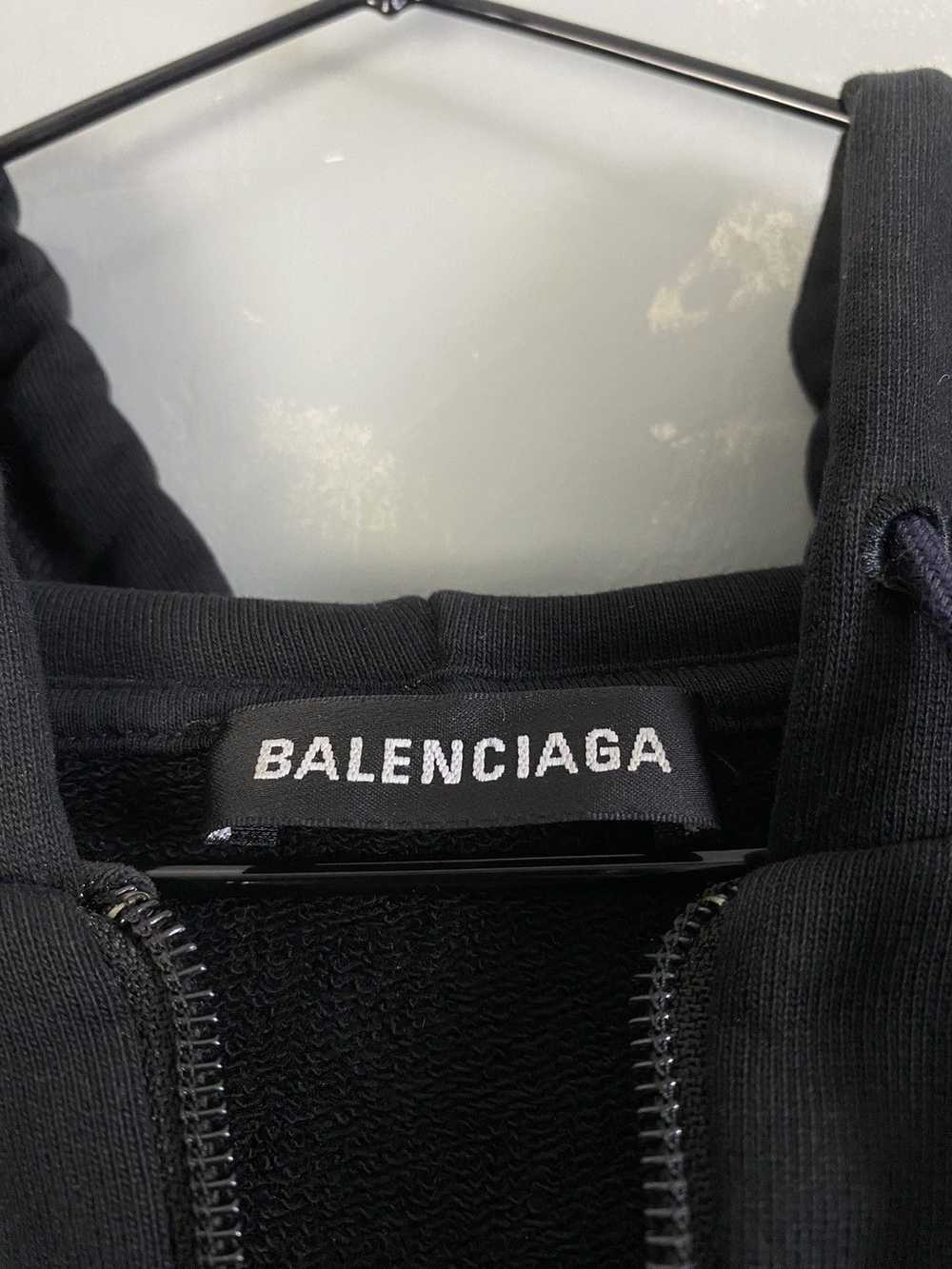 Balenciaga Balenciaga SS18 Archetype Logo Zip Hoo… - image 8