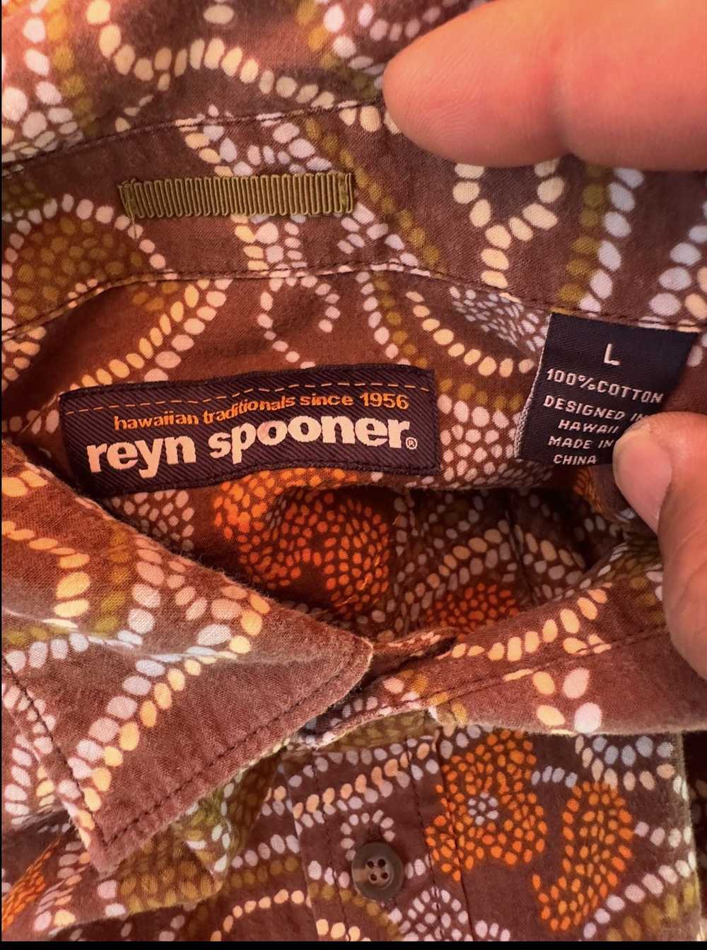 Reyn Spooner PreOwned Reyn Spooner Brown Hawaiian… - image 4