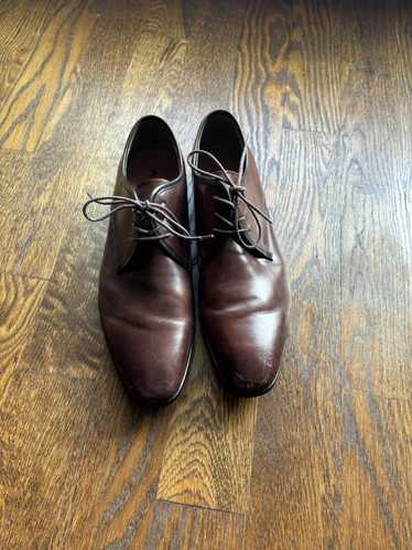 Aldo ALDO DARK BROWN LEATHER OXFORD SHOES