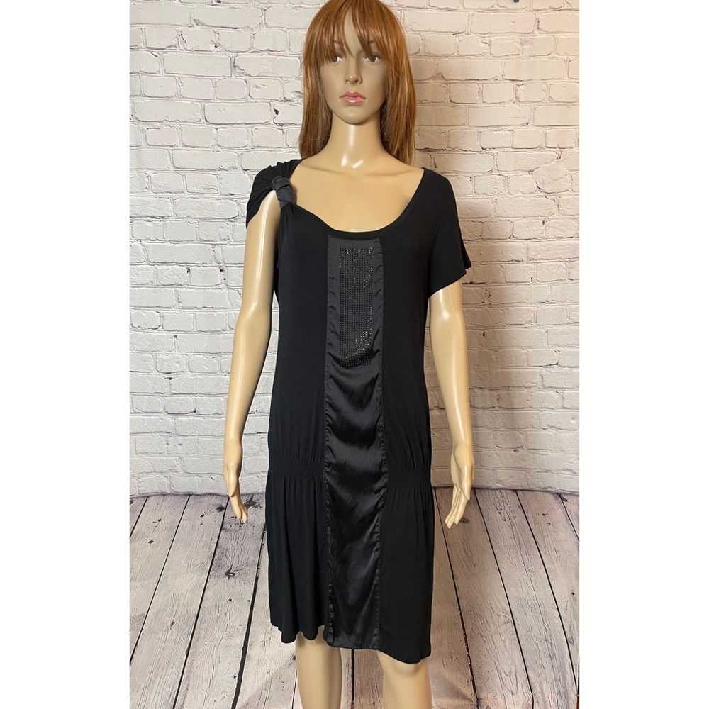 Other Liu Jo Sleeveless Viscose Silk Black Dress … - image 1