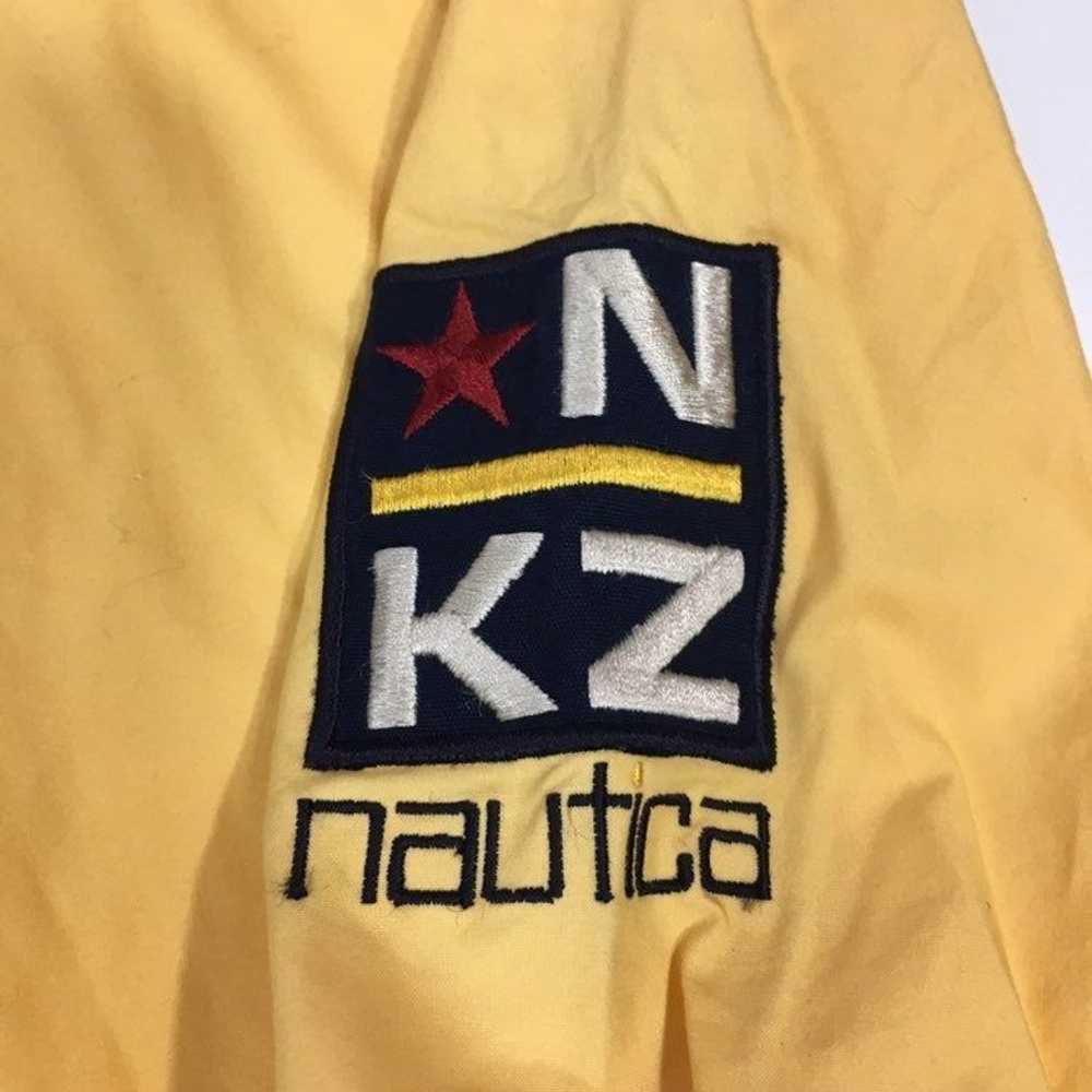 Nautica Vtg NAUTICA Blue Yellow White Bold COLORB… - image 3