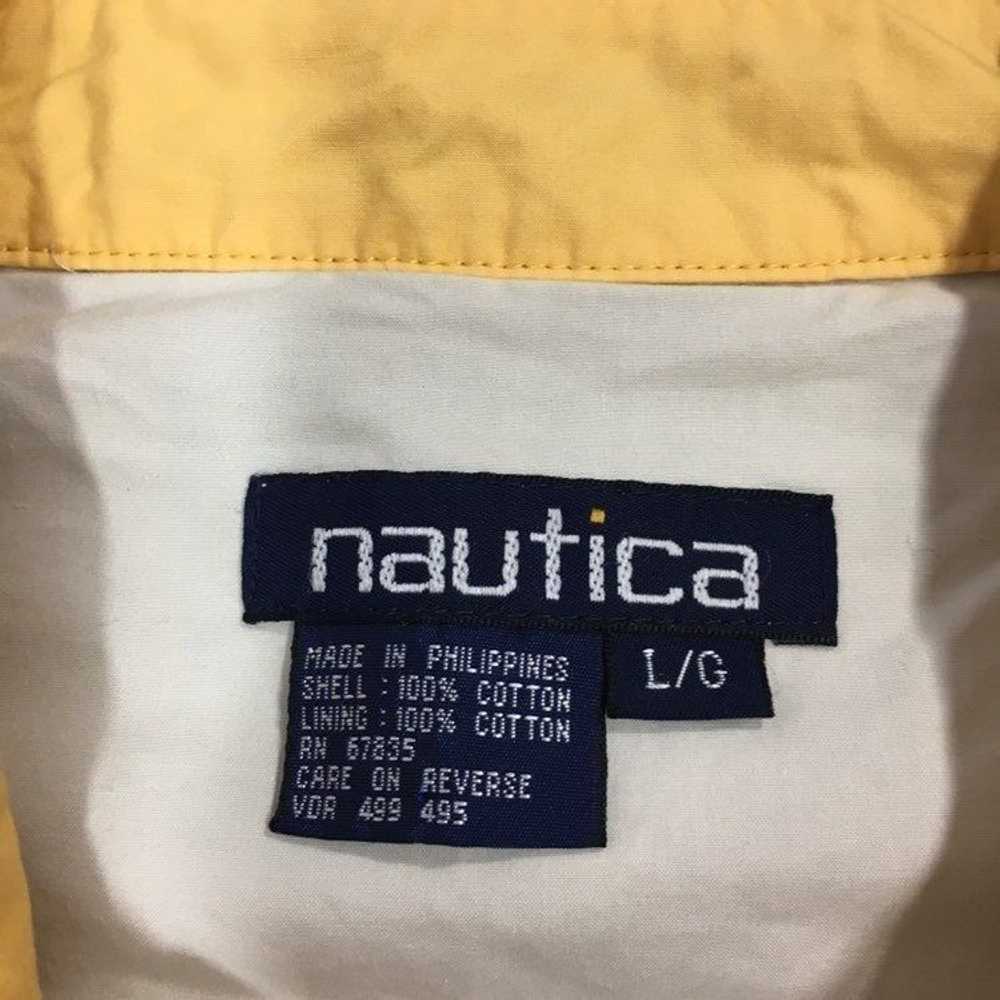 Nautica Vtg NAUTICA Blue Yellow White Bold COLORB… - image 6