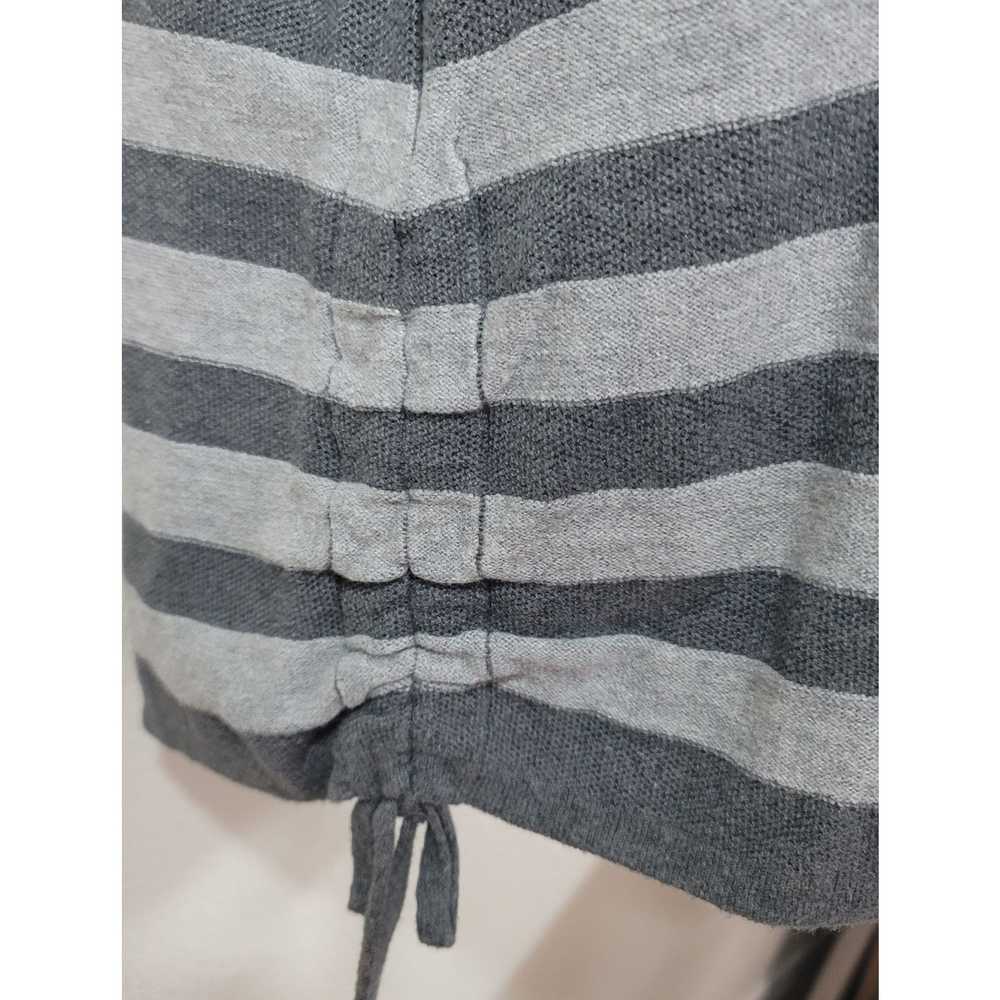 Other Gray Purple Striped V Neck Sweater Top XL S… - image 3