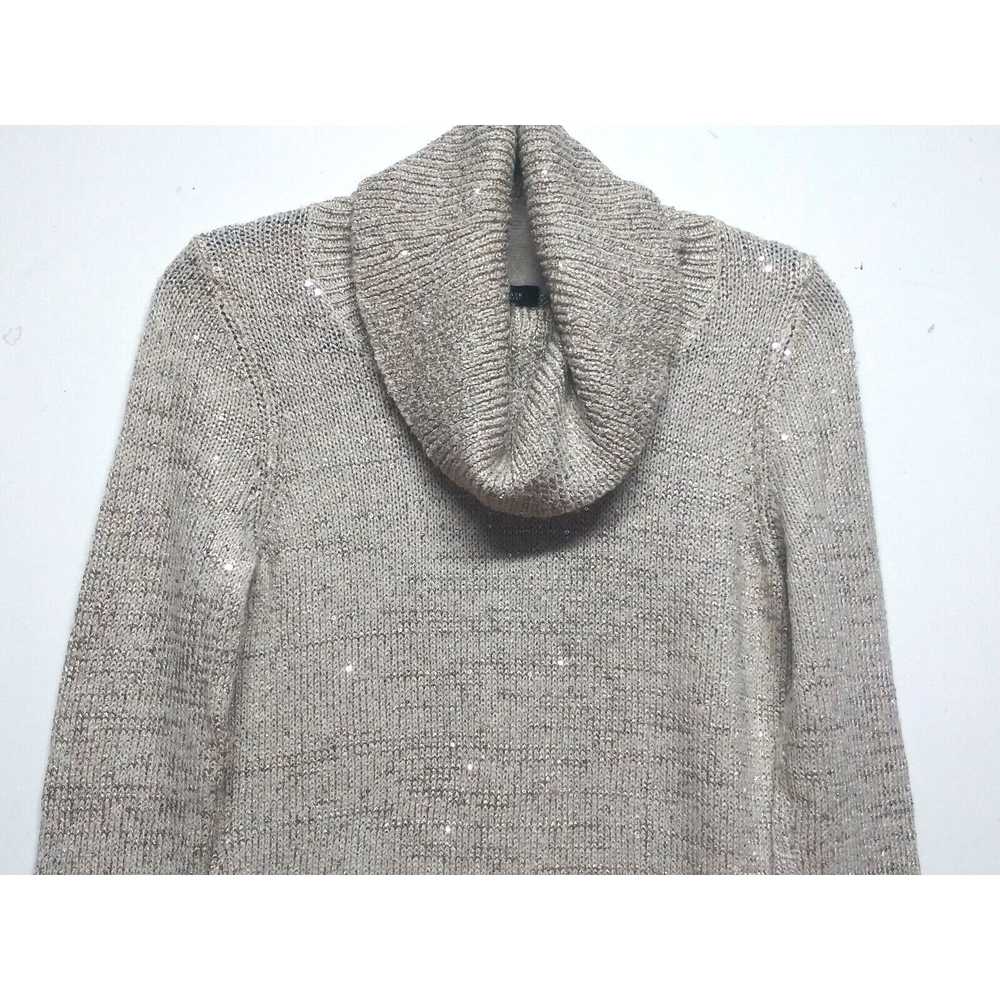 White House Black Market WHBM SEQUIN SWEATER Sz S… - image 3