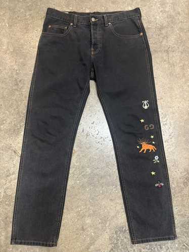 Gucci Gucci Astrology Embroidery Jean