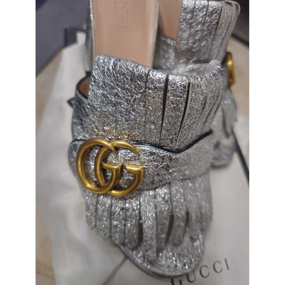 Gucci Marmont leather sandal - image 2