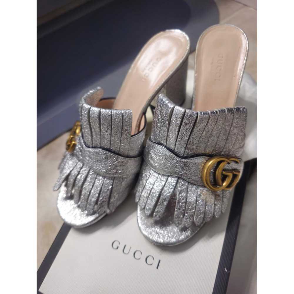 Gucci Marmont leather sandal - image 6